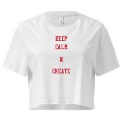 Ladies Festival Cali Crop Top Tee