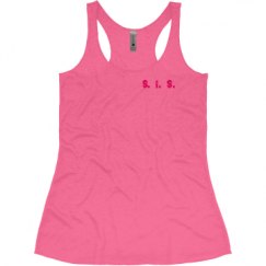 Ladies Slim Fit Super Soft Racerback Triblend Tank
