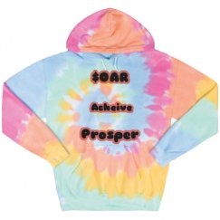 Unisex Tie-Dye Fleece Hoodie