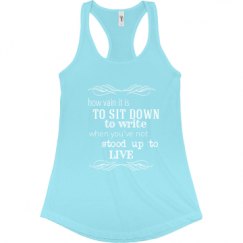 Ladies Slim Fit Racerback Tank Top