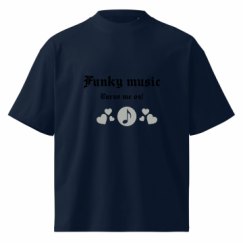 Unisex Organic Oversized High Neck T-Shirt