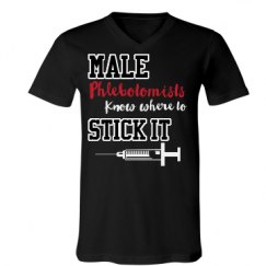 Unisex V-Neck Jersey Tee