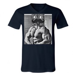 Unisex V-Neck Jersey Tee