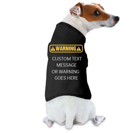 reactive dog warning