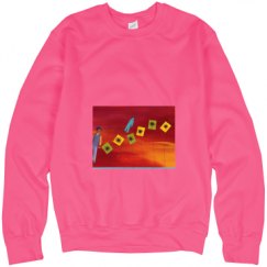 Unisex Neon Crewneck Sweatshirt
