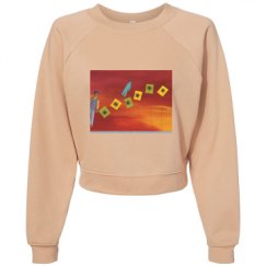 Women's Raglan Pullover Fleece