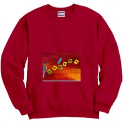 Unisex Film and Foil Crewneck Sweatshirt