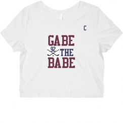 Ladies Slim Fit Crop Top Tee