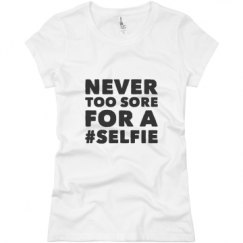 Ladies Slim Fit Basic Promo Jersey Tee