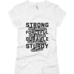 Ladies Slim Fit Basic Promo Jersey Tee