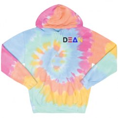 Unisex Tie-Dye Fleece Hoodie