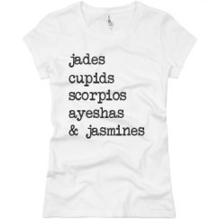 Ladies Slim Fit Basic Promo Jersey Tee