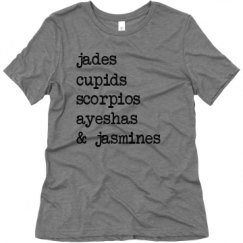 Ladies Relaxed Fit Super Soft Triblend Tee