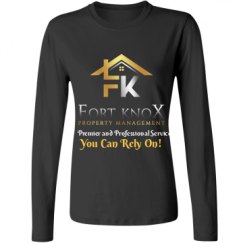 Ladies Relaxed Fit Basic Long Sleeve Tee