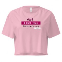 Ladies Festival Cali Crop Top Tee