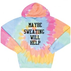 Unisex Tie-Dye Fleece Hoodie