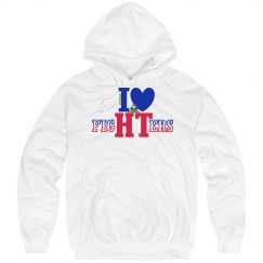 Hoodie for Heavyweights - I ❤ Haitian Fighters