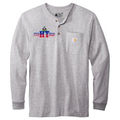 Unisex Carhartt Long Sleeve Henley Tee