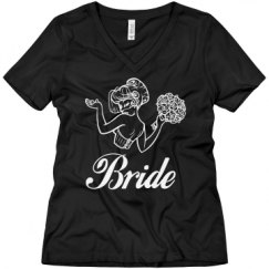 Ladies Relaxed Fit V-Neck Tee