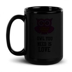 15oz Black Glossy Mug
