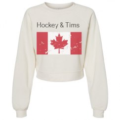 Women's Raglan Pullover Fleece