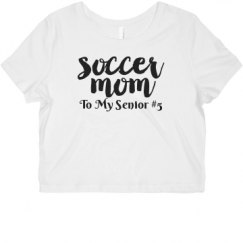 Ladies Slim Fit Crop Top Tee