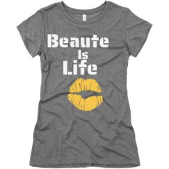 Ladies Slim Fit Super Soft Triblend Tee