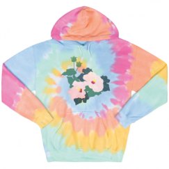 Unisex Tie-Dye Fleece Hoodie