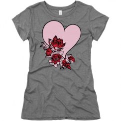 Ladies Slim Fit Super Soft Triblend Tee
