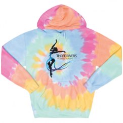 Unisex Tie-Dye Fleece Hoodie