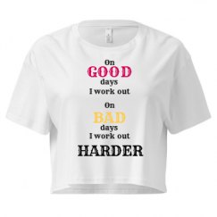 Ladies Festival Cali Crop Top Tee