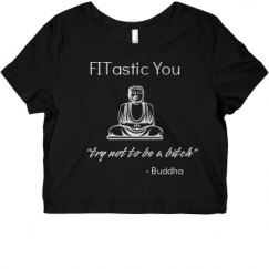 Ladies Slim Fit Crop Top Tee