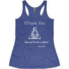 Ladies Slim Fit Super Soft Racerback Triblend Tank