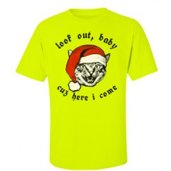 Unisex Ultra Cotton Safety Neon Crewneck Tee