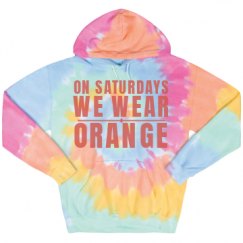 Unisex Tie-Dye Fleece Hoodie