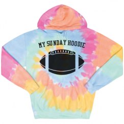 Unisex Tie-Dye Fleece Hoodie