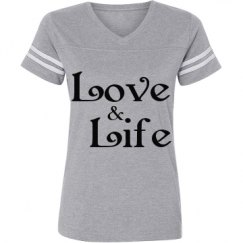 Ladies Relaxed Fit Vintage Sports Tee