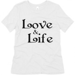 Ladies Relaxed Fit Super Soft Triblend Tee