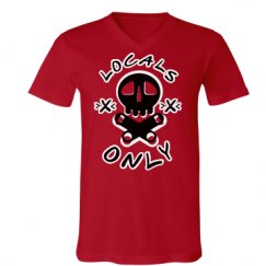 Unisex V-Neck Jersey Tee