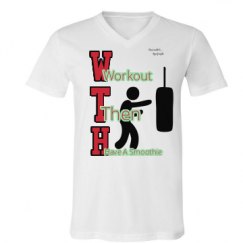 Unisex V-Neck Jersey Tee