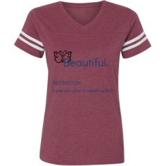 Ladies Relaxed Fit Vintage Sports Tee