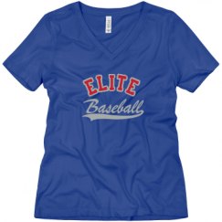 Ladies Relaxed Fit V-Neck Tee