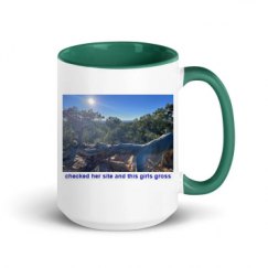 15oz Ceramic Mug with Color Inside