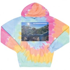 Unisex Tie-Dye Fleece Hoodie