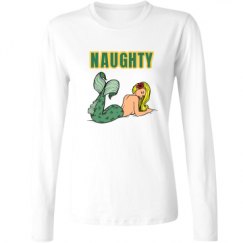 Ladies Relaxed Fit Basic Long Sleeve Tee