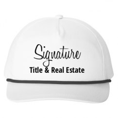 Snapback Five-Panel Rope Hat