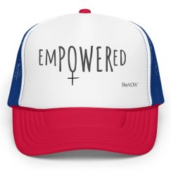 SheNOW #EMPOWERED - neon hat