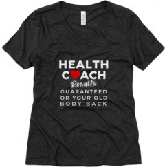 Ladies Relaxed Fit Super Soft Triblend V-Neck Tee