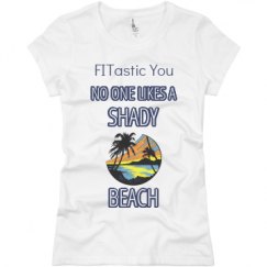 Ladies Slim Fit Basic Promo Jersey Tee