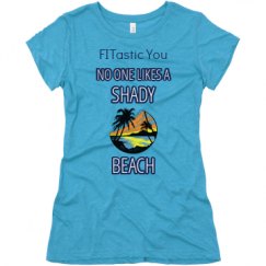 Ladies Slim Fit Super Soft Triblend Tee